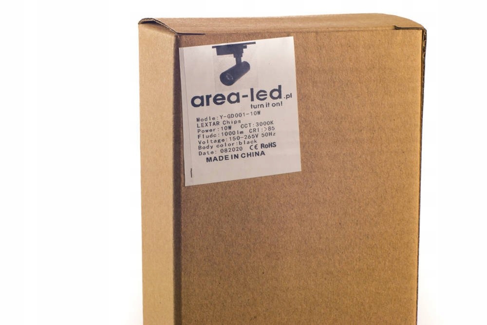 Reflektor LED lampa szynowa 10W 1 fazowa 3000K 30° Rodzaj gwintu zintegrowane źródło LED