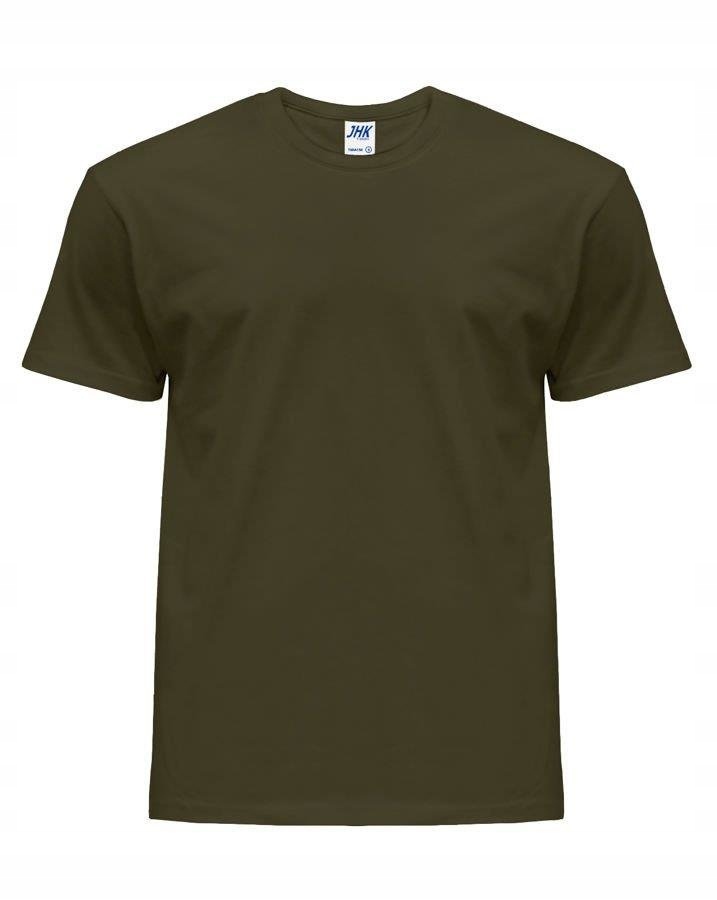 

Gładki podkoszulek Męski bawełna Jhk khaki 2XL