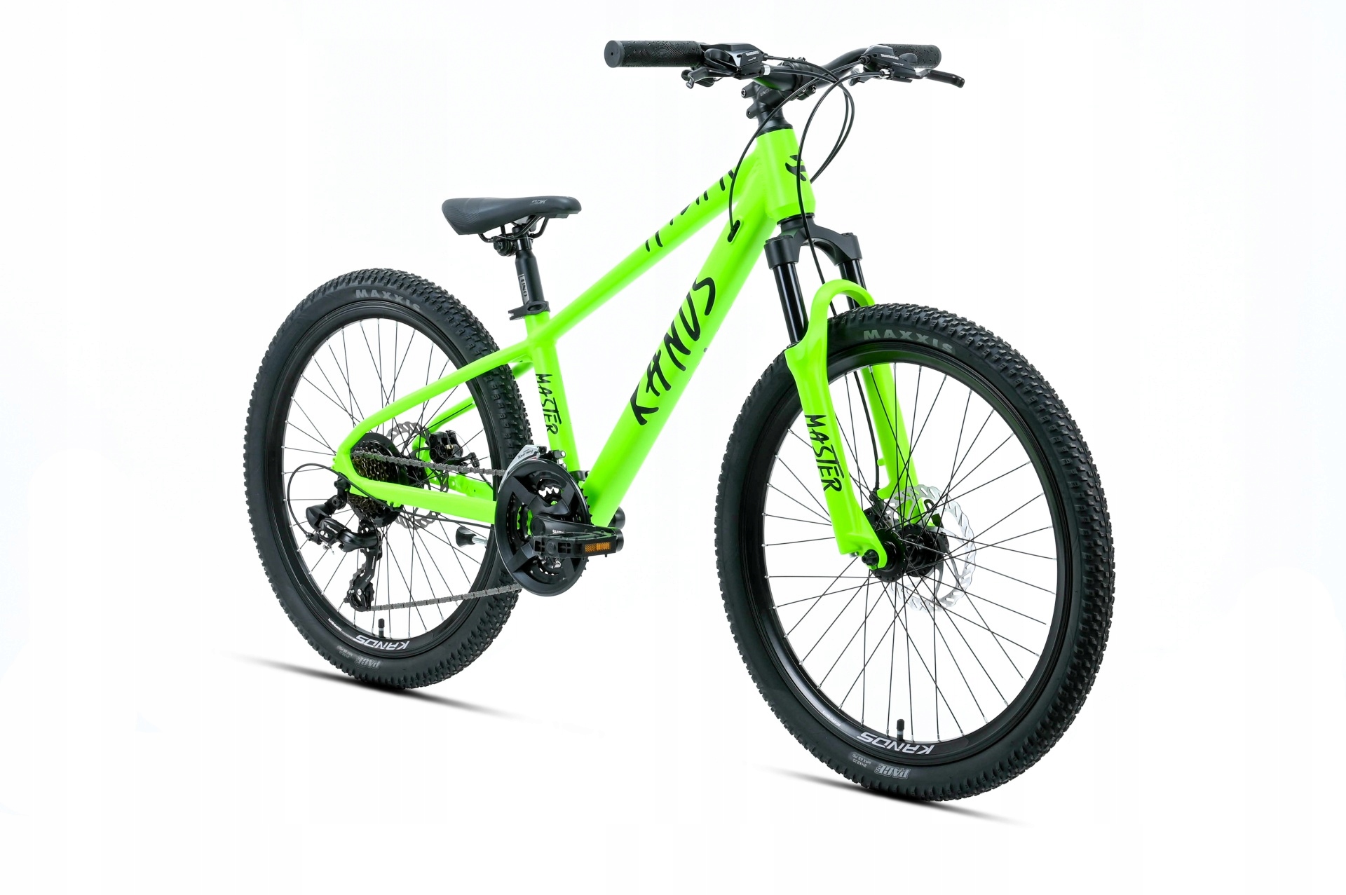 Rower młodzieżowy Mtb 24'' Kands Master seledynowy 2026 alu 2xTarcza