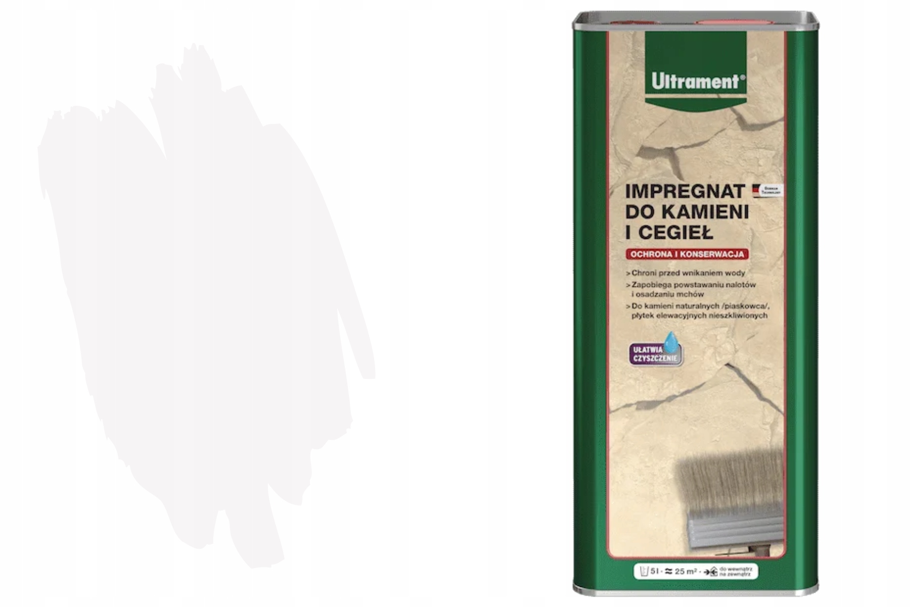 Ultrament Środek do Impregnacji Kamienia i Cegieł na Zewnątrz 5 l