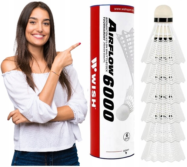 

Komplet Zestaw lotek Lotki do badmintona 6szt.