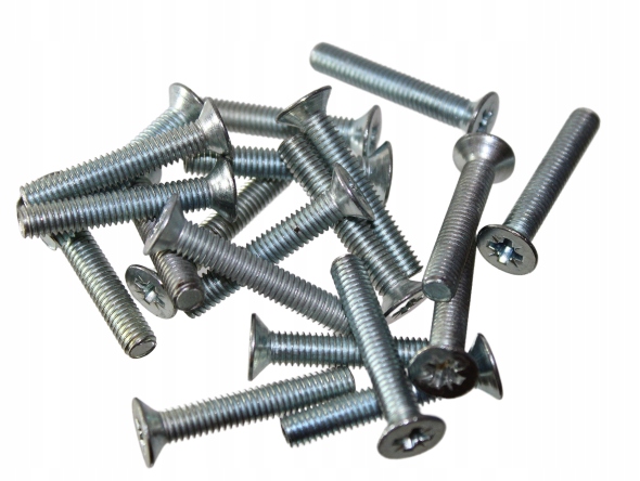 

Śruba Stożkowa Krzyżak M4X16 DIN965 1KG