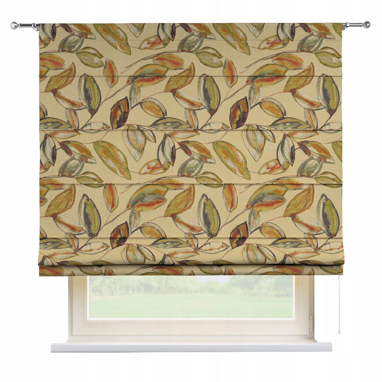 Hotová římská roleta Torino 120 x 160 cm zelená