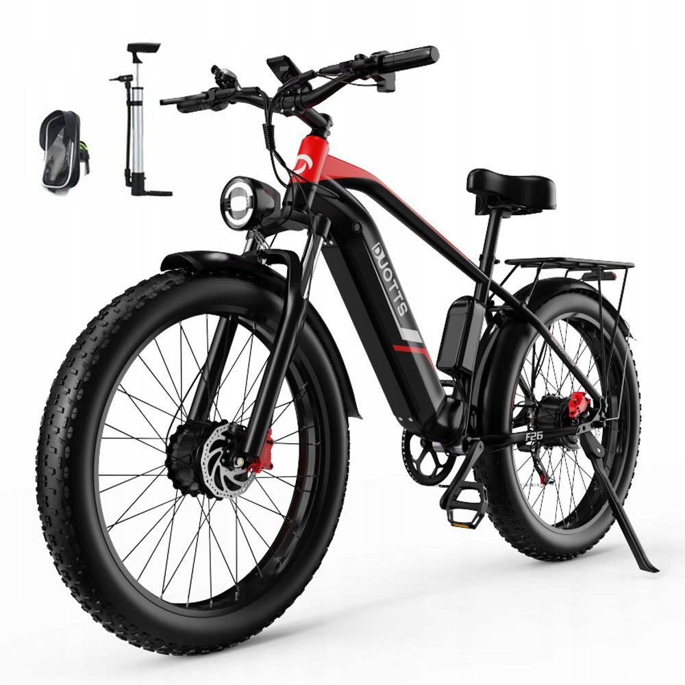 Duotts F26 Elektrické kolo 48V/20AH 2x750W 26" Samsung Baterie s aplikací