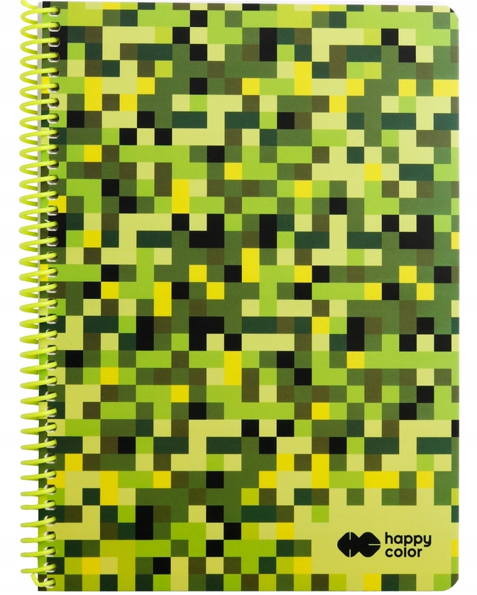 

Kołozeszyt A4 80 Kartek W Kratkę Pixel Gra Piksele