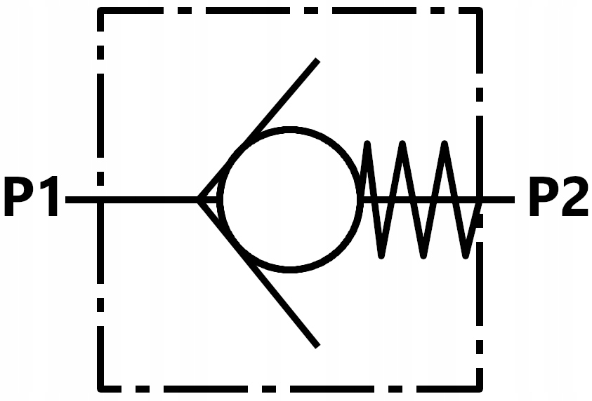 ZAWÓR HYDRAULICZNY ZWROTNY VU 3/8" 45L/min Numer katalogowy części 0325.VU38QQ