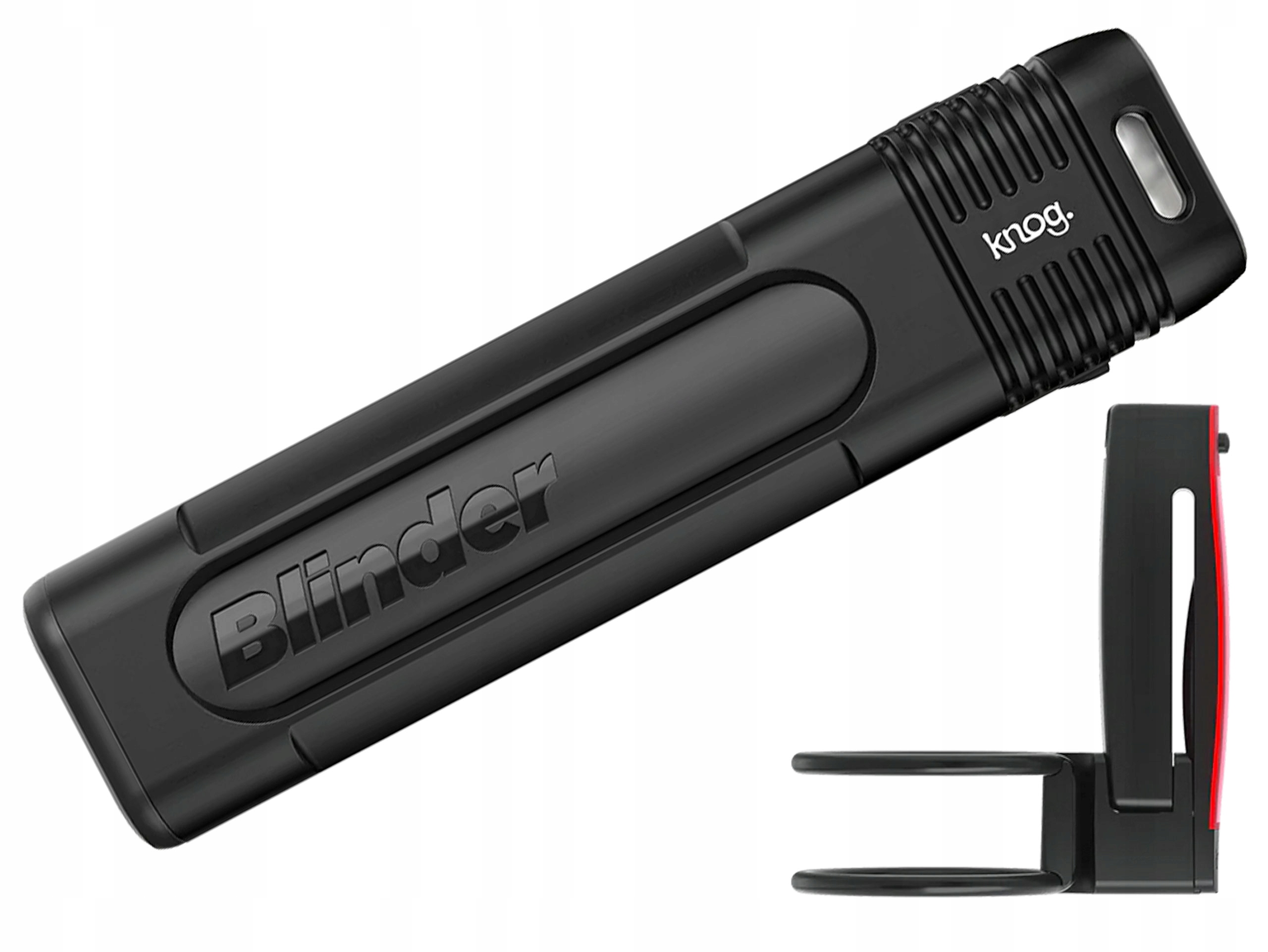 ZESTAW LAMPKI ROWEROWE KNOG BLINDER PRO 600 USB-C + TYLNA KNOG PLUS 20 lm Model 13303