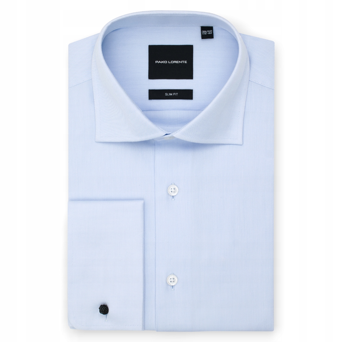 Modrá pánská košile Rukáv na sponky Pako Lorente vel 37-38/164-170