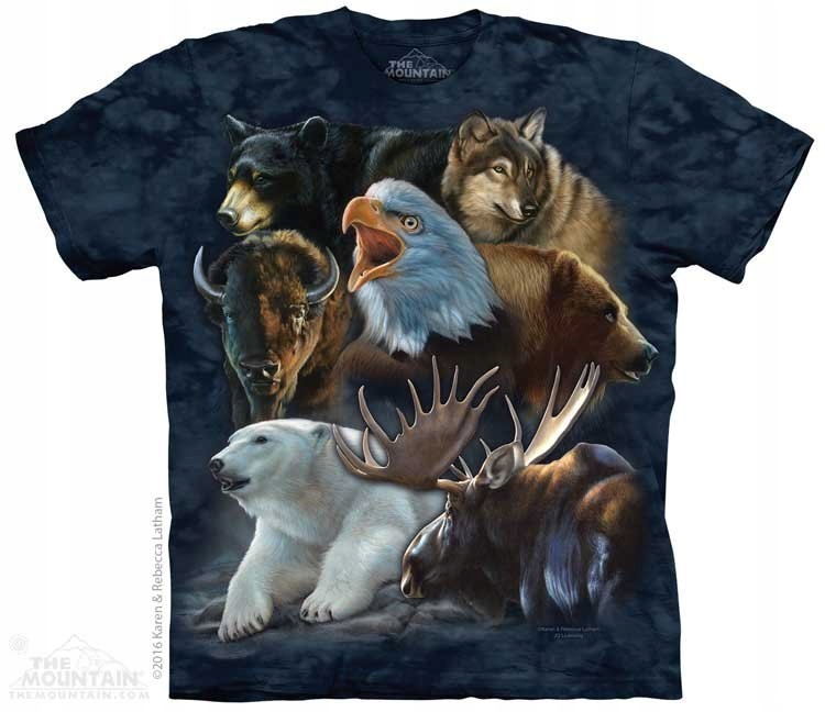 Koláž Divoká Aljaška Hora M