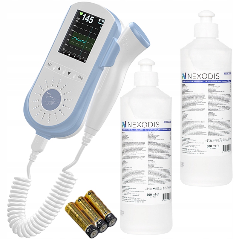 Detektor tętna płodu JPD-100E JUMPER + 2x ŻEL USG