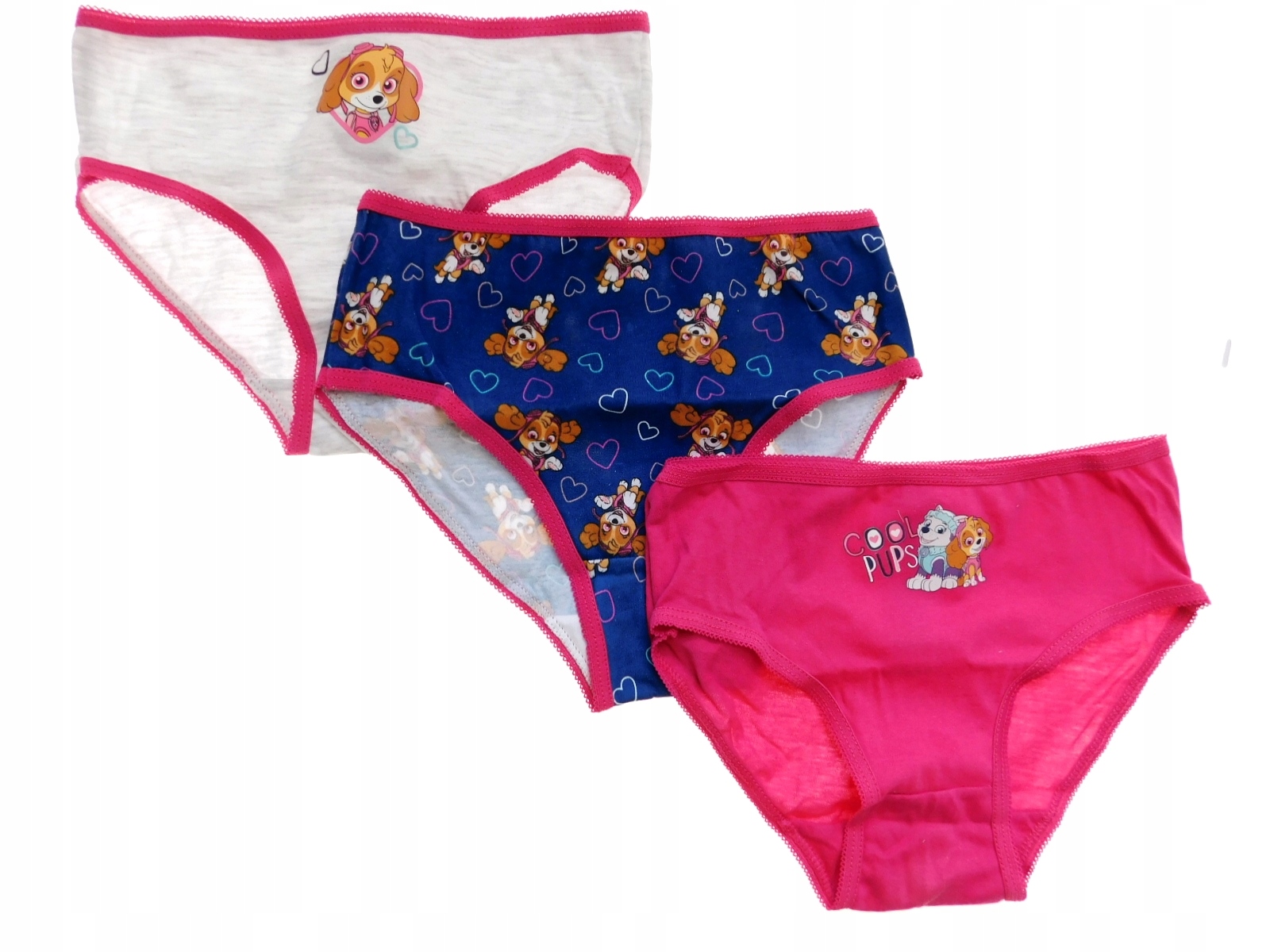 

Psi Patrol Zestaw 3-PAK Majtki Figi 110/116