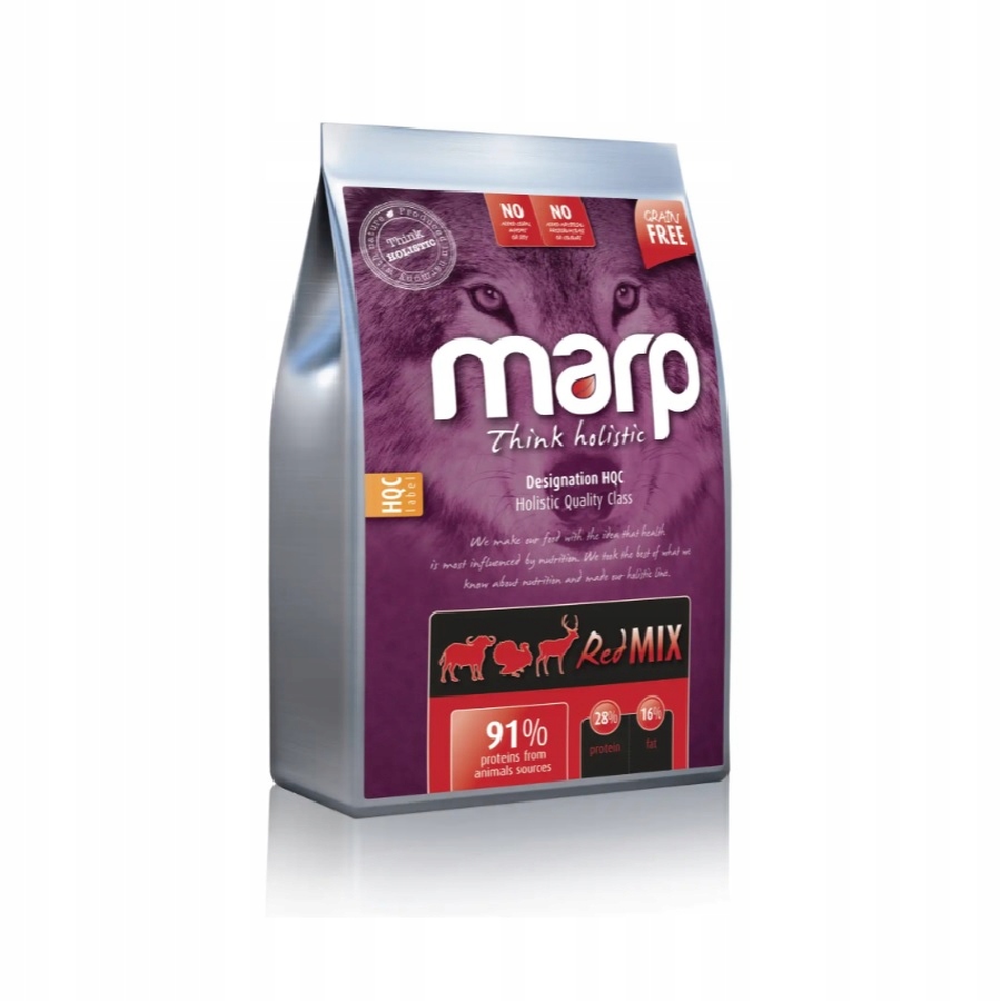 Levně Marp granule pro psy Holistic Red Mix hovězí,krůtí,zvěřina12kg
