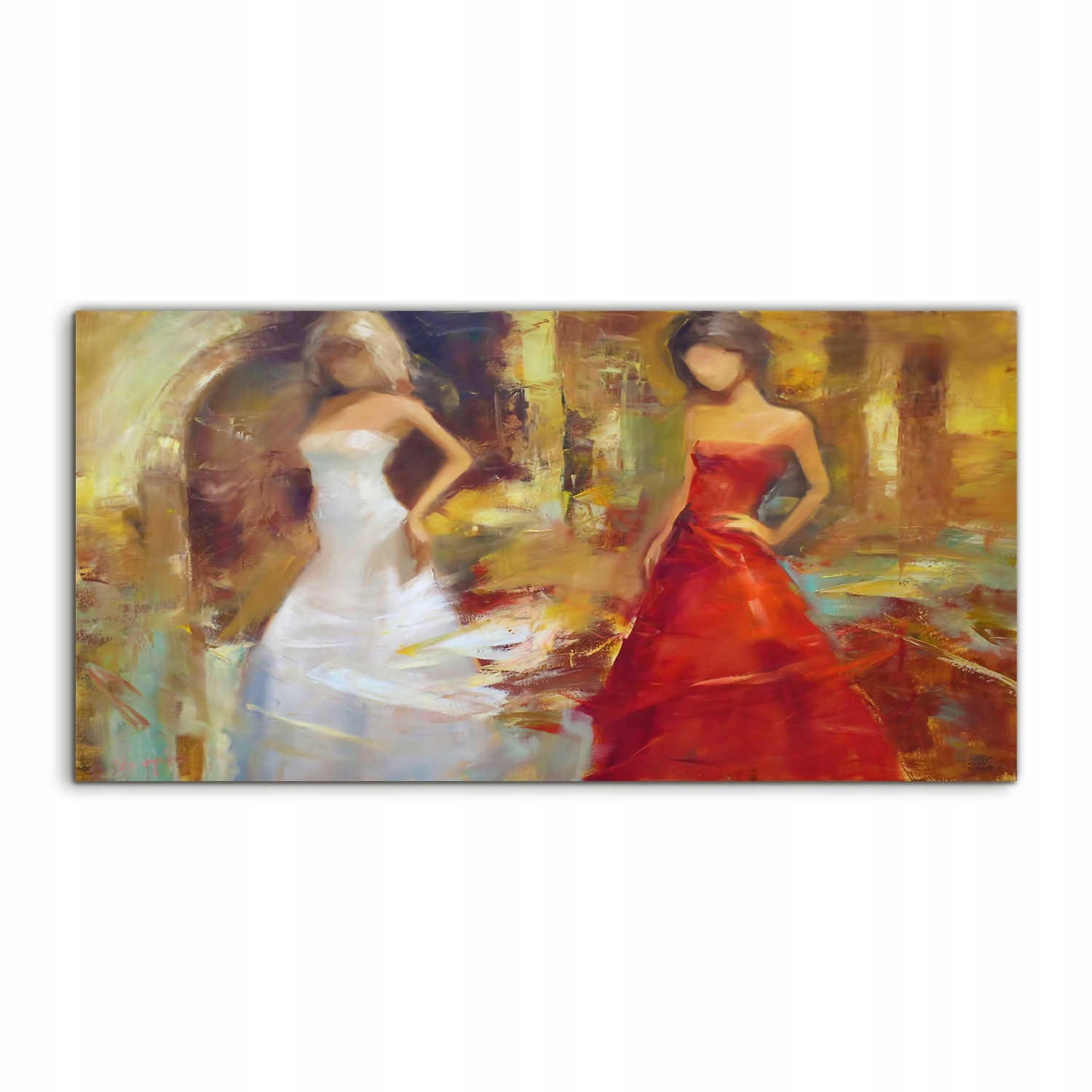 

Fotoobraz 100x50 z grafiką Sztuka Kobieta Sylwetka