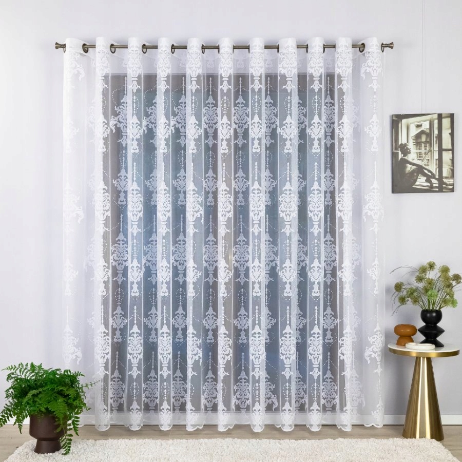 Hotová Záclona Oka Polská Kvalita 300X260