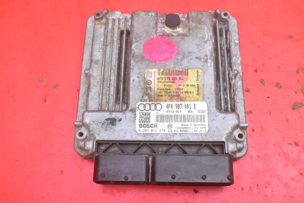 control unit computer of the engine 4F0907401B AUDI A6 C6 3.0 TDI 233 KM 04-08