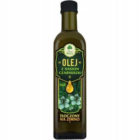 

Olej z nasion czarnuszki tłoczony na zimno 100 ml
