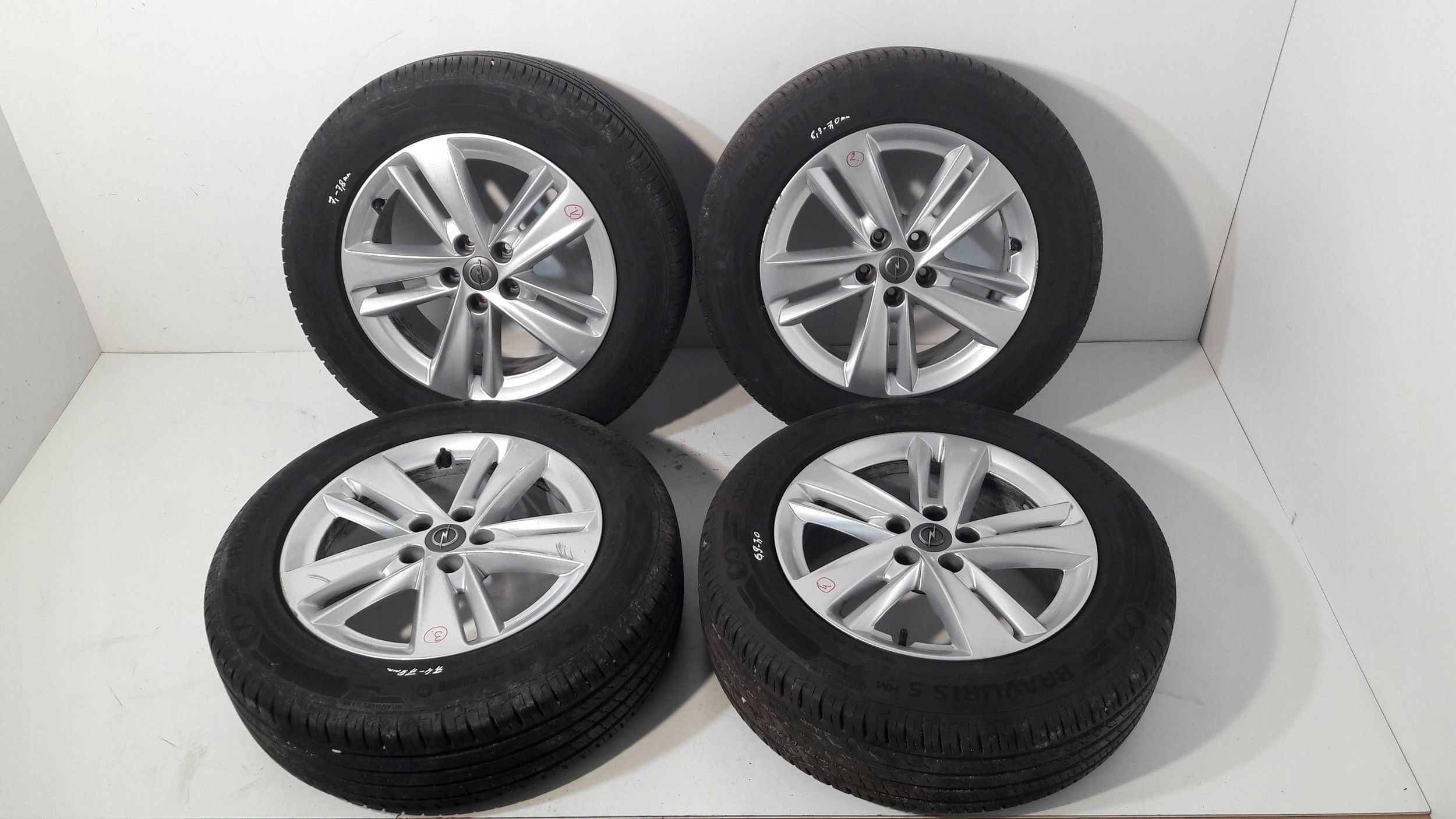 Opel Grandland X discs aluminium R17 00518C12