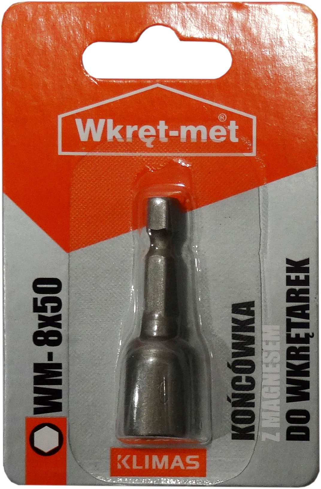 

Bit końcówka magnetyczna łeb sześciokątny 8x50mm