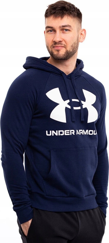 Pánská Mikina Under Armour Rival Fleece Big Logo Hd Tmavě Modrá 13570 M