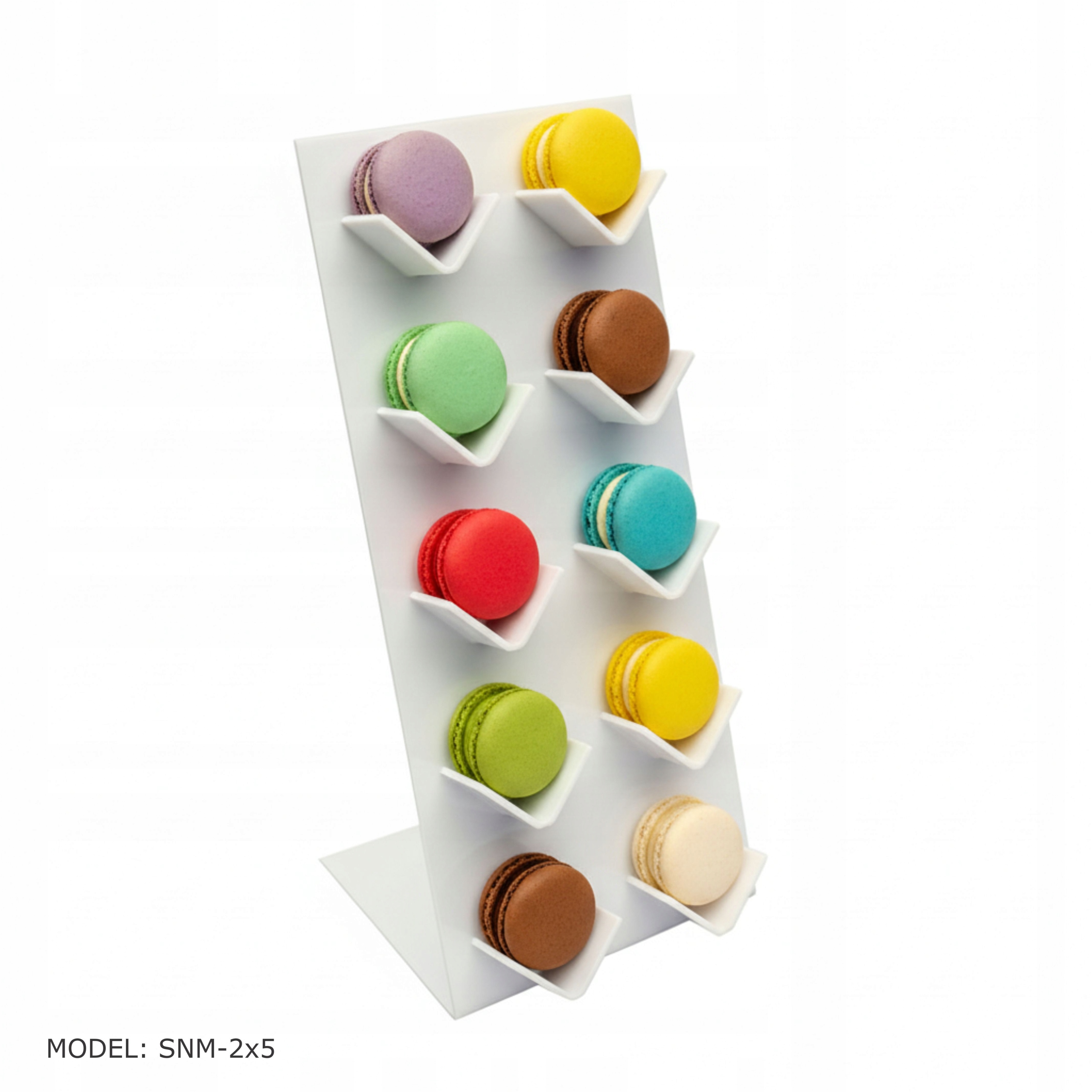 Stojak ekspozytor plexi na makaroniki makaroników słodki stół na wesele