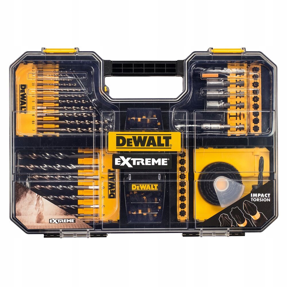 Zestaw końcówek udarowych DeWALT Impact Torsion 100 elementów