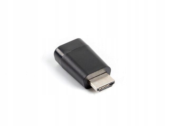 Adapter Lanberg AD-0016-BK Hdmi M D-Sub Vga F kolor czarny