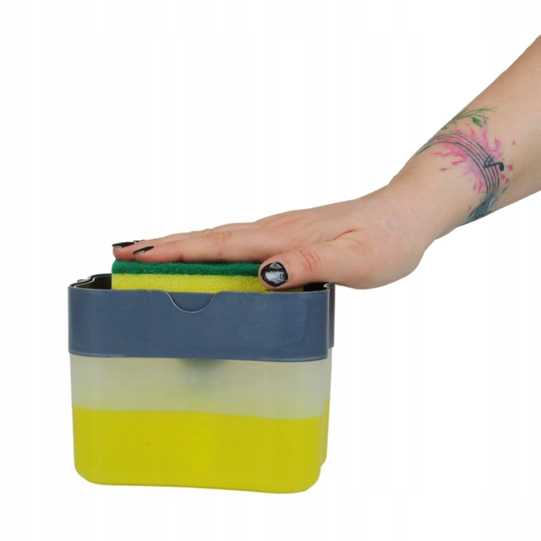 DOZOWNIK NA PŁYN DO MYCIA NACZYŃ POJEMNIK GĄBKA Marka PrzydaSie