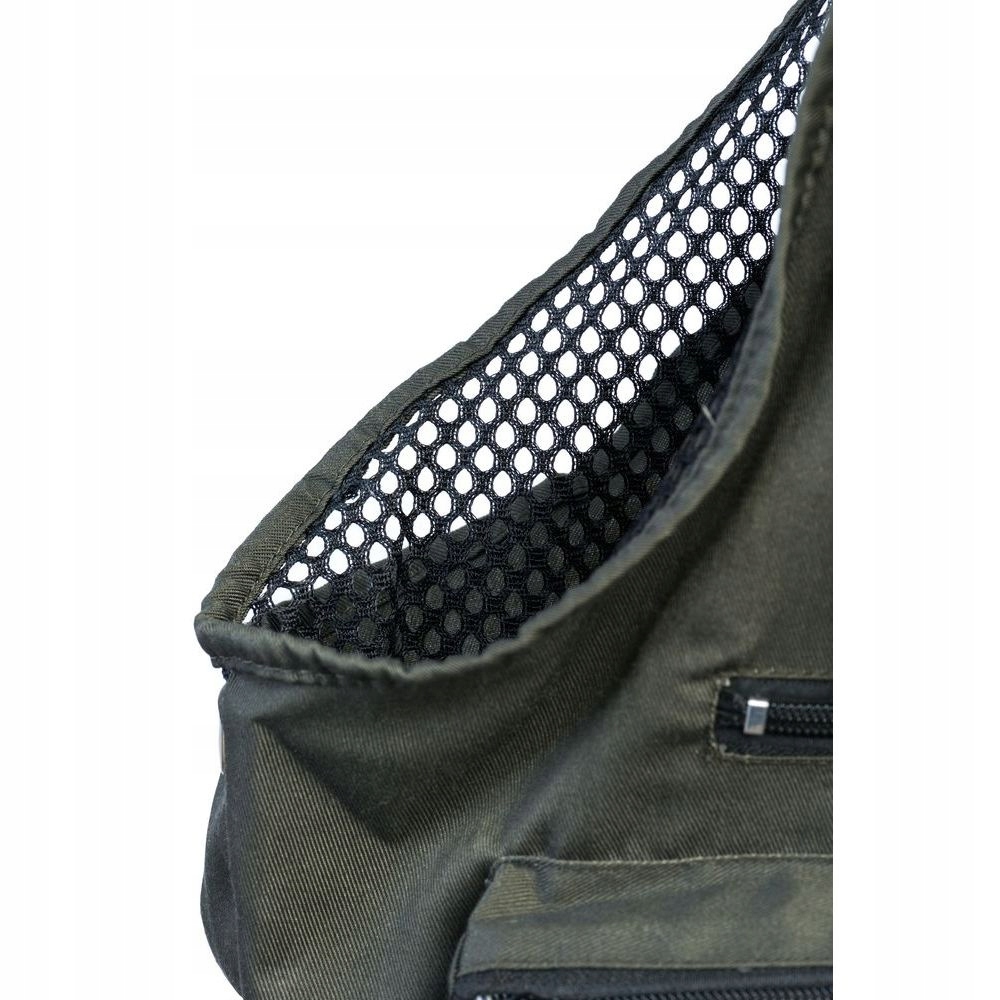 Kamizelka wędkarska Jaxon UJ-FRA XXL zielona Model UJ-FRA