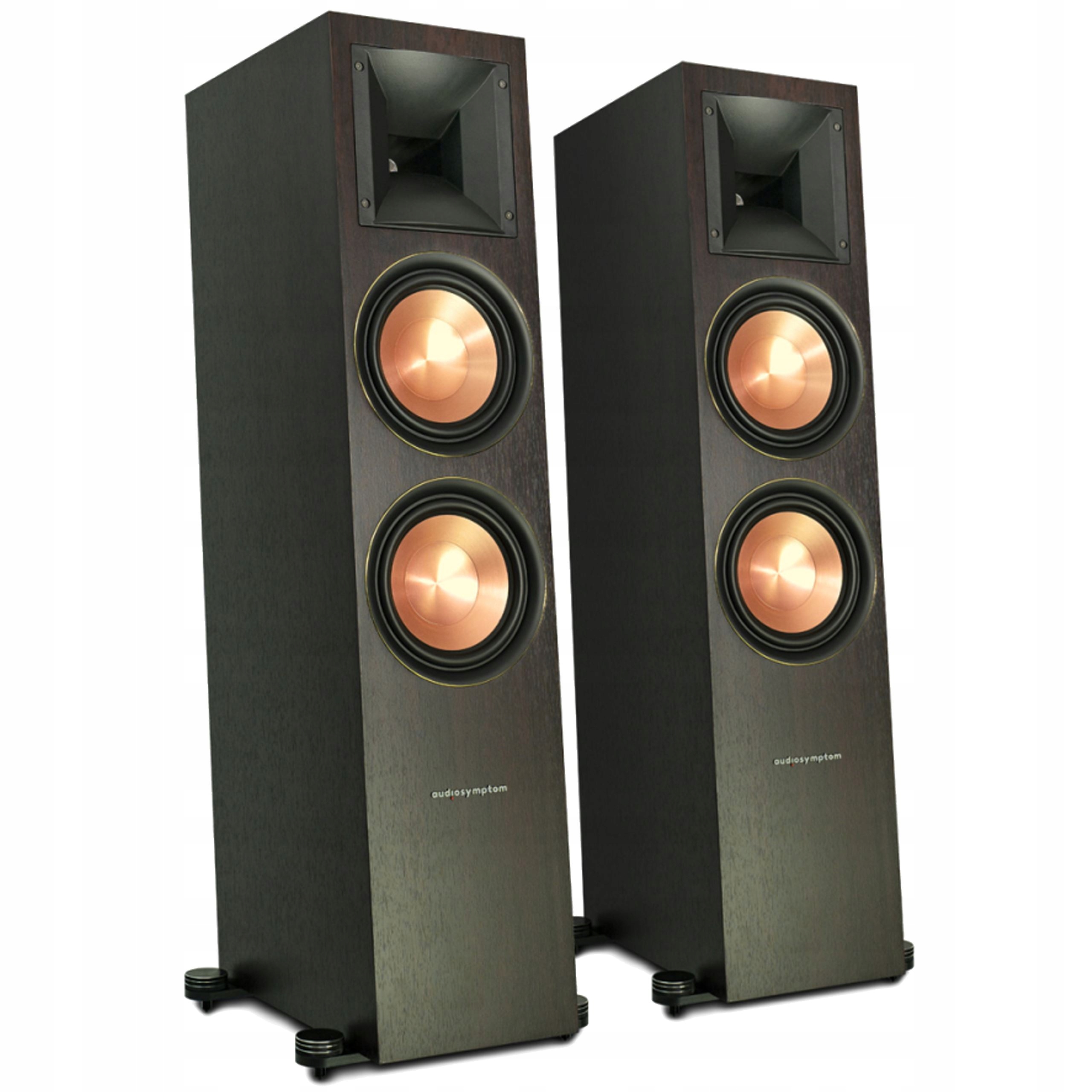 KOLUMNY PODŁOGOWE AUDIOSYMPTOM i8 WALNUT COOPER