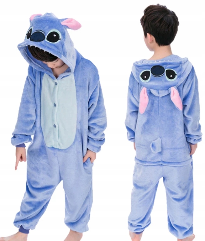 STITCH STICZ KIGURUMI piżama DZIECKO STICH 100-190cm