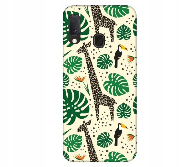 

Etui pokrowiec do Samsung Galaxy A20e Zyrafy tukan