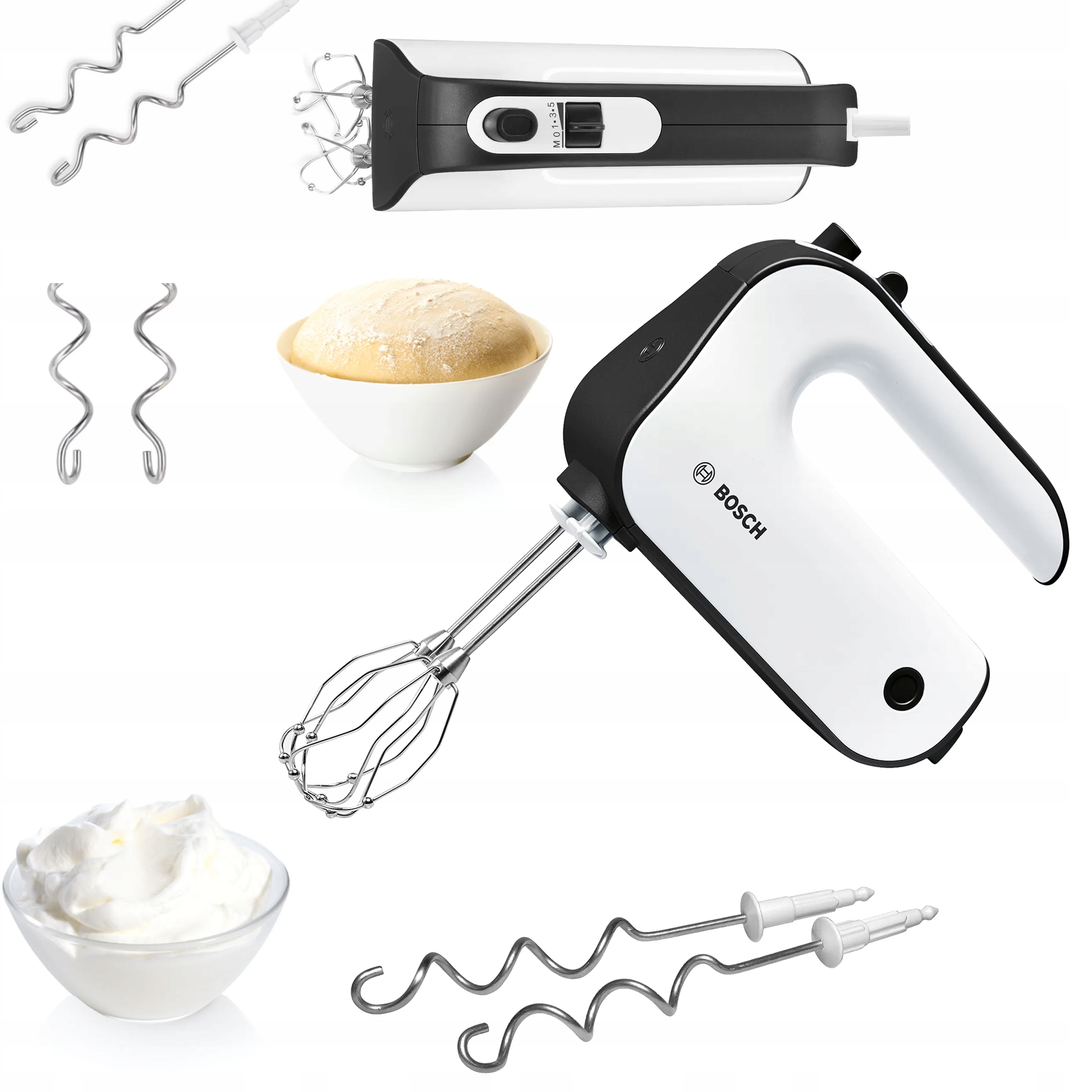 Mikser ręczny Bosch MFQ4020 Turbo 450 W 4 Końcówki