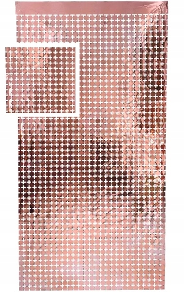 

Kurtyna tło do zdjęć ścianka Rose Gold zasłona S7