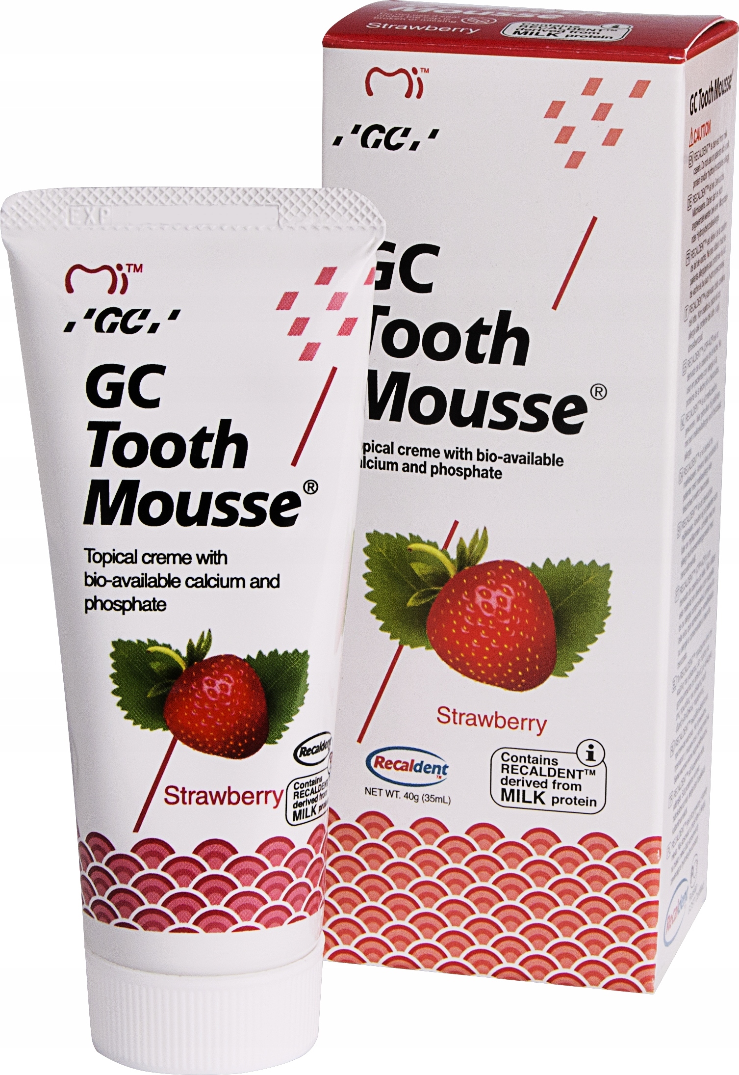 GC TOOTH МУСС ПАСТА 35ml STRAWBERRY TOOTH