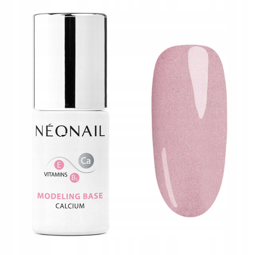 Baza Neonail Modeling Base Calcium Luminous Pink do hybryd 7,2 ml