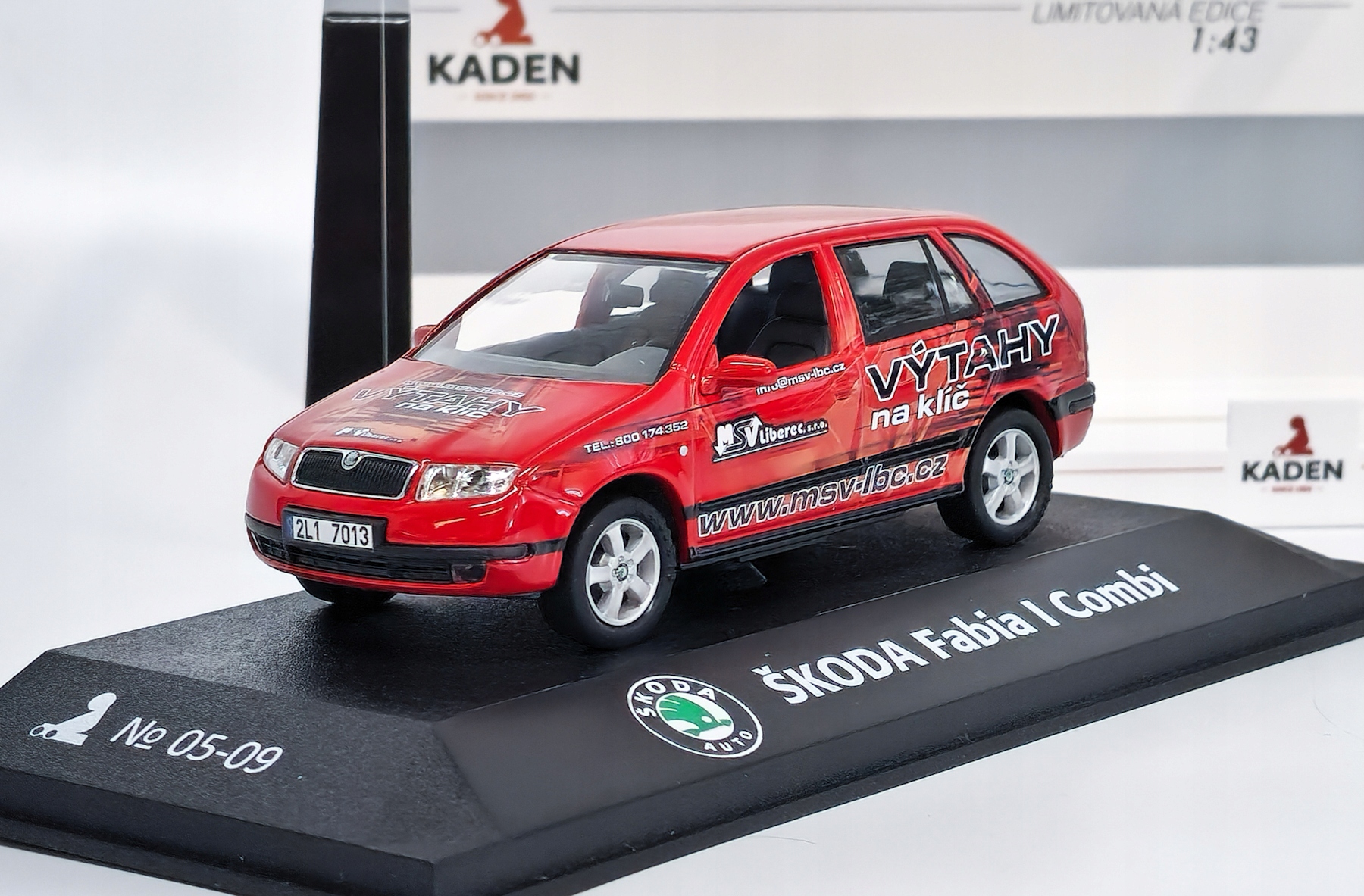 Škoda Fabia I Combi Msv výtahy Kaden 1:43