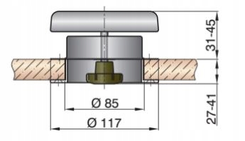 WENTYLATOR GRZYBKOWY VETUS PORTOS1 Kod producenta PORTOS1