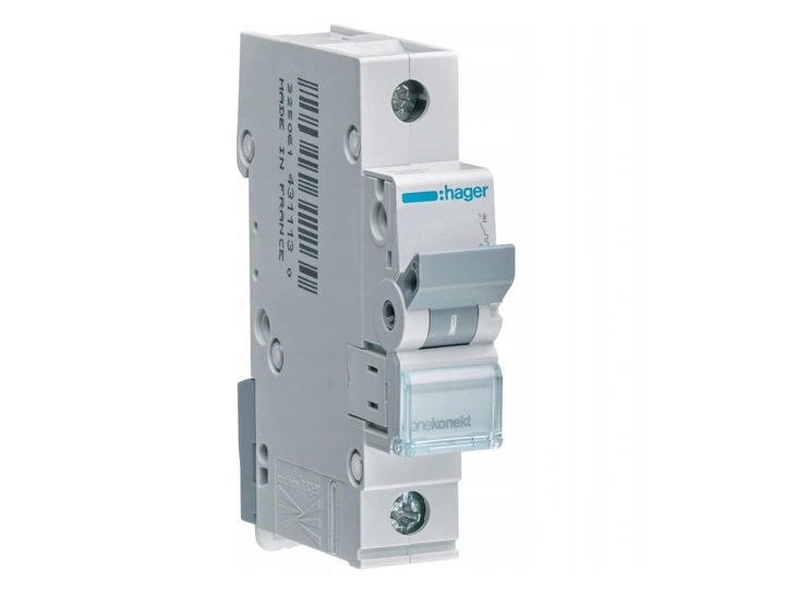 

Hager wyłącznik nadprądowy B16 1P 6kA Ac MBN116 Es