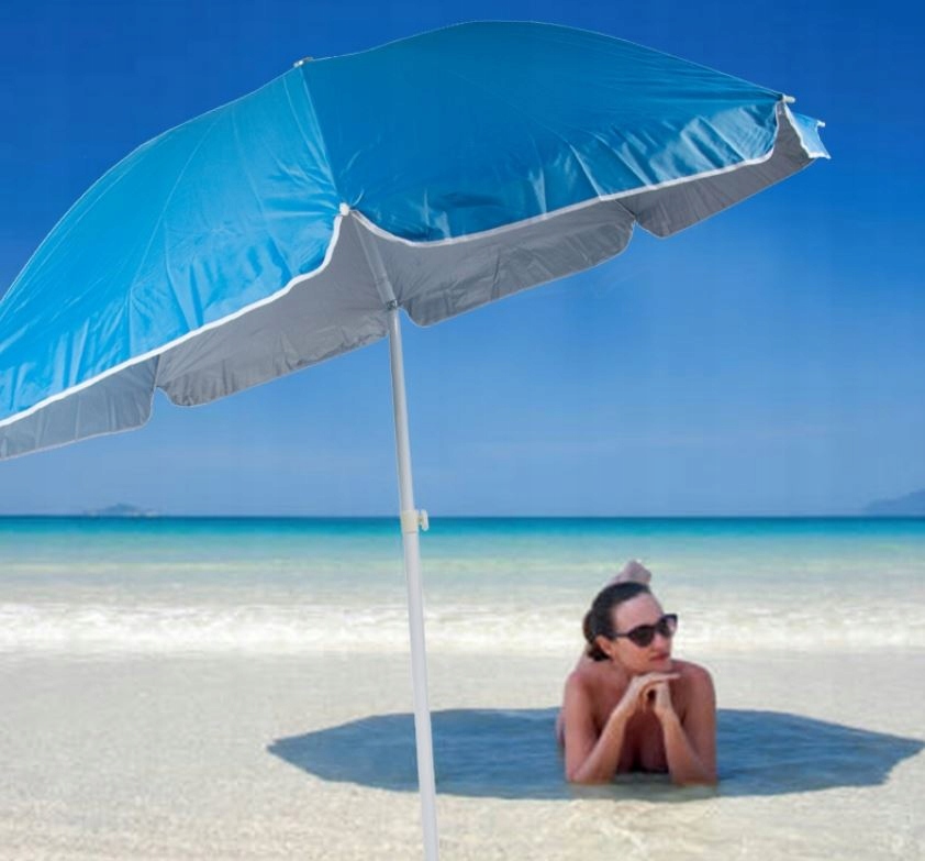 DUŻY PARASOL PLAŻOWY OGRODOWY FILTR UV ŁAMANY SKŁADANY POKROWIEC 170cm EAN (GTIN) 6900874565350