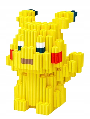 

Klocki Pikachu Pikaczu Figurka 3D Nano 752 el.