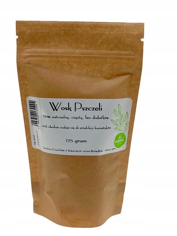 

Wosk Pszczeli 100% Naturalny, Kosmetyczny 125 Gram