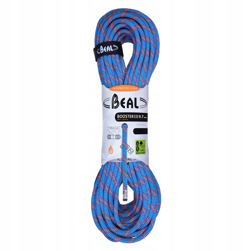 Beal Booster 9,7 mm 60 m suchý kryt modrý