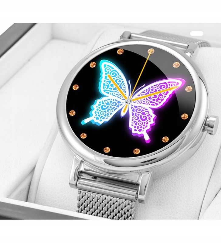 Zegarek Damski RUBICON SMARTWATCH RNBE64-2 SILVER Złącza microUSB