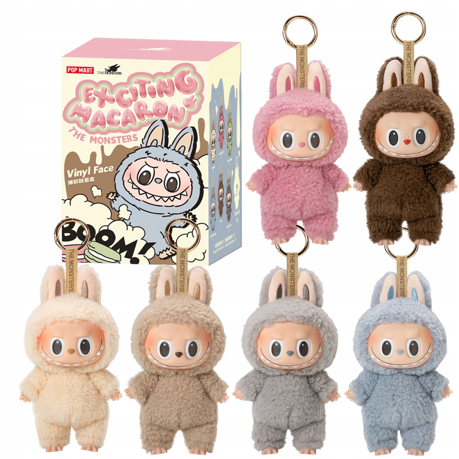 POP MART Exciting Macaron 6種セット Amazon | POP MART THE MONSTERS Exciting Macaron ぬいぐるみ