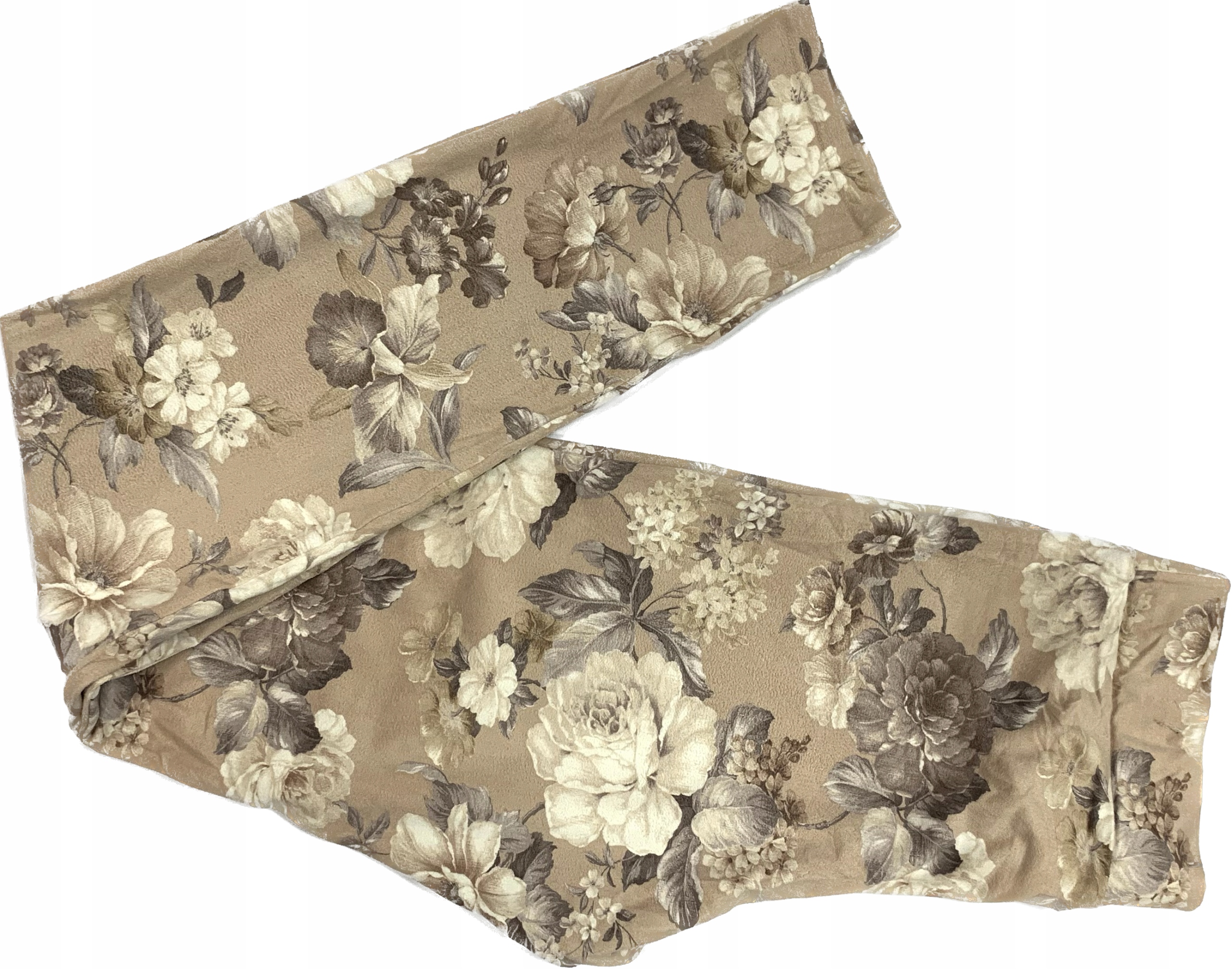 

Legginsy Calzedonia jak zamsz kwiaty Beż Brąz M