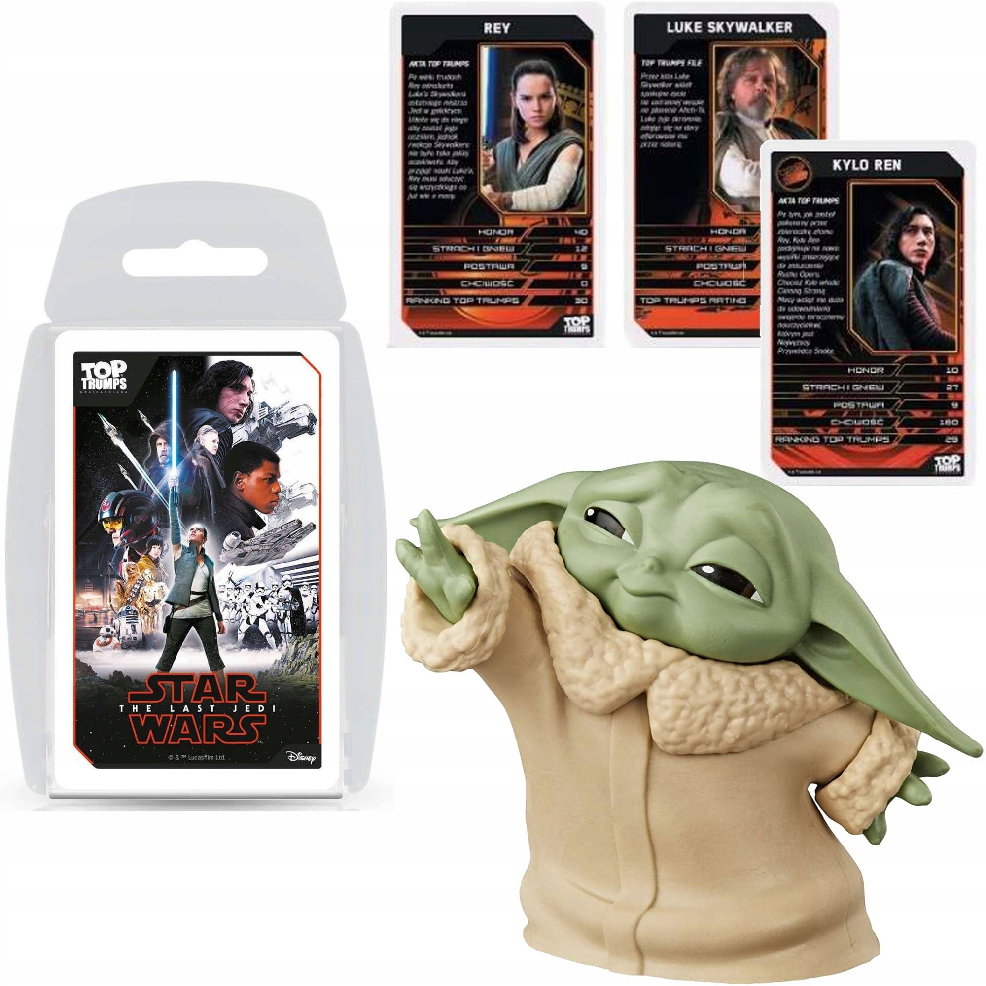 

Zestaw Star Wars Baby Yoda Gra Karciana Top Trumps