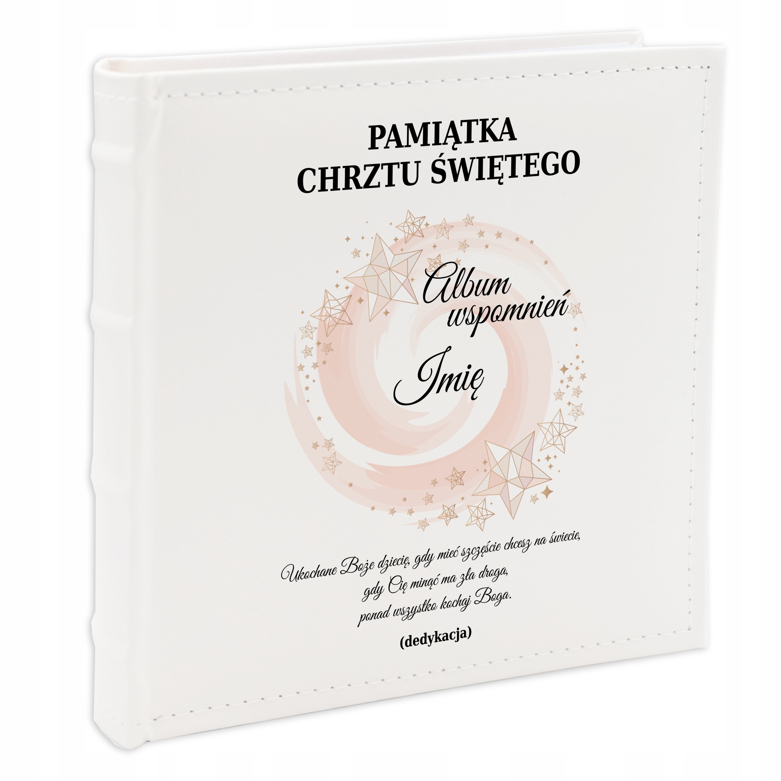 Album na fotografie 10x15 cm Bílý křest, album vzpomínek Kreator