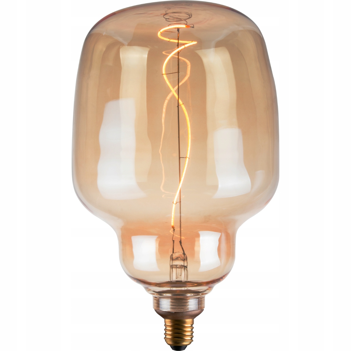 

Żarówka Led E27 S180 4W spirala Kula amber