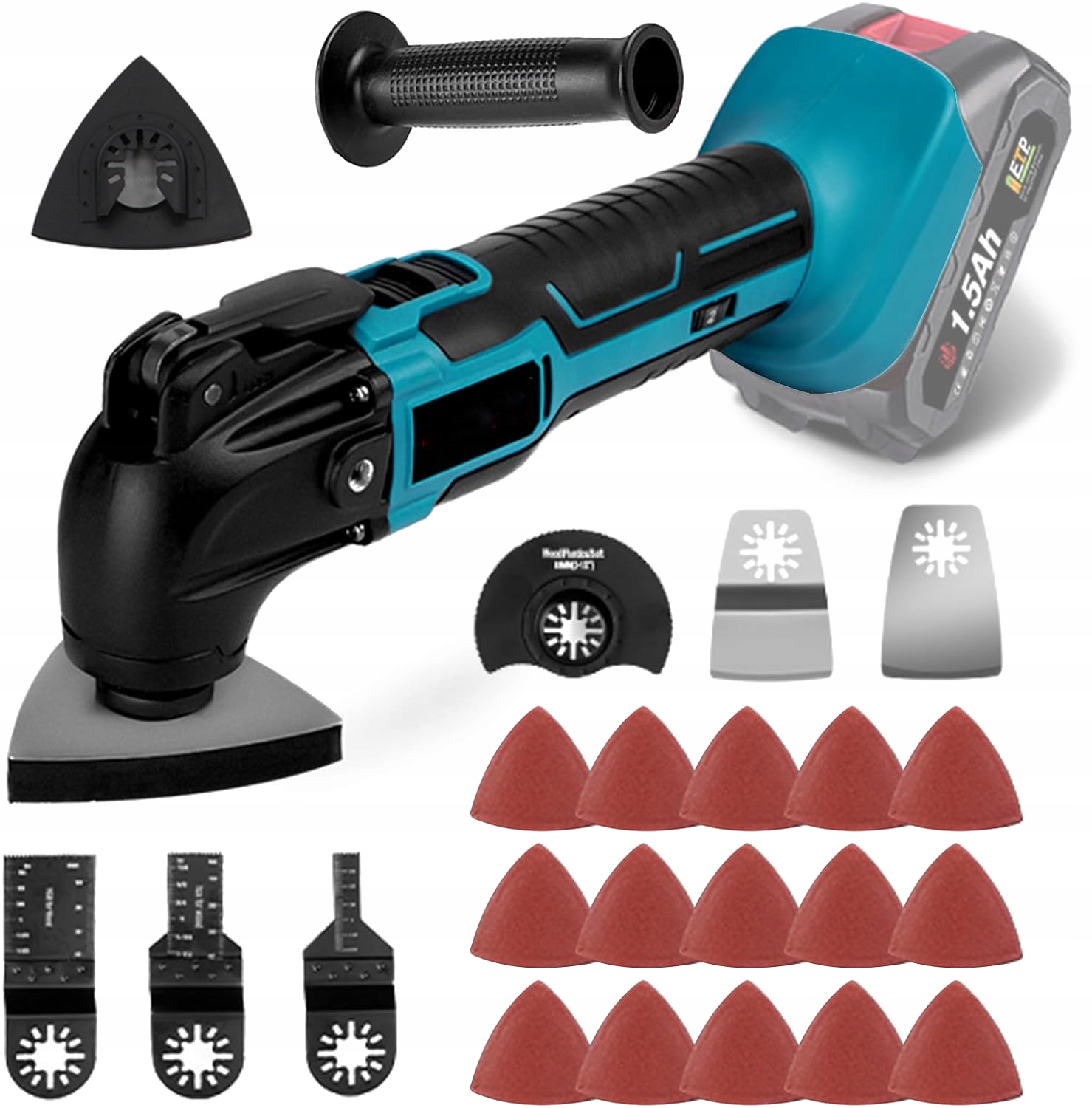 Wielofunkcyjne Narzędzie Z 6 Prędkościami Do Wiercenia I Skrobania 18V