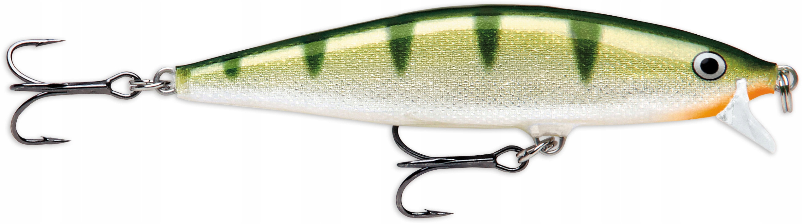 Wobler Rapala Flat Rap 8cm Yellow Perch